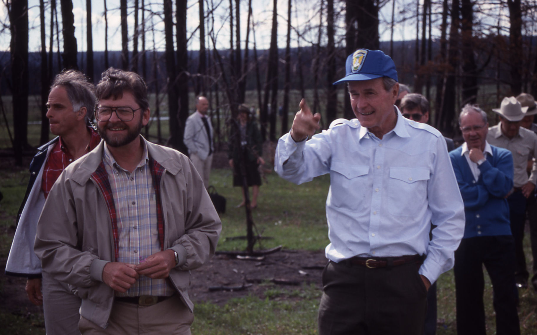 George Bush in Yellowstone